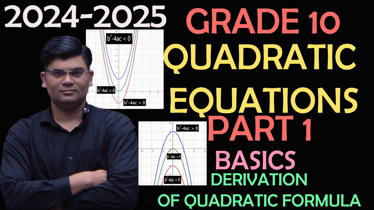 || GRADE 10 || PART - 1 || QUADRATIC EQUATION || MATHEMATICS || CBSE ...