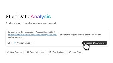 Scrape, Ask & Visualize: Product Hunt 2025 Top 500 (Capalyze demo)