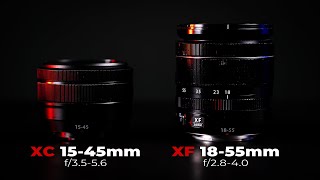 Fujifilm XC 15-45mm vs Fujifilm XF 18-55mm | Сравнительный обзор