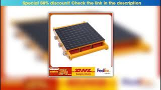 Best Seller 7T-Alloy Steel Machinery Mover 15T (33069lbs) Max-Load Mover w/9 High-Quality PU Roller