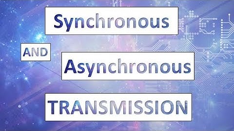 Synchronous and Asynchronous Transmission  Computer Science  In Urdu             Class 9 th , 11th