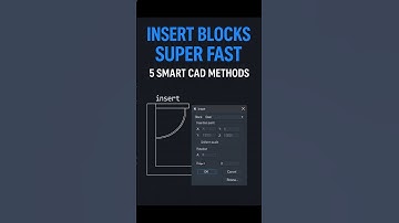How to Insert a Block in AutoCAD — 5 Fast Methods (Door Example)