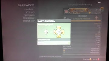 Entering 8th Prestige Mw3