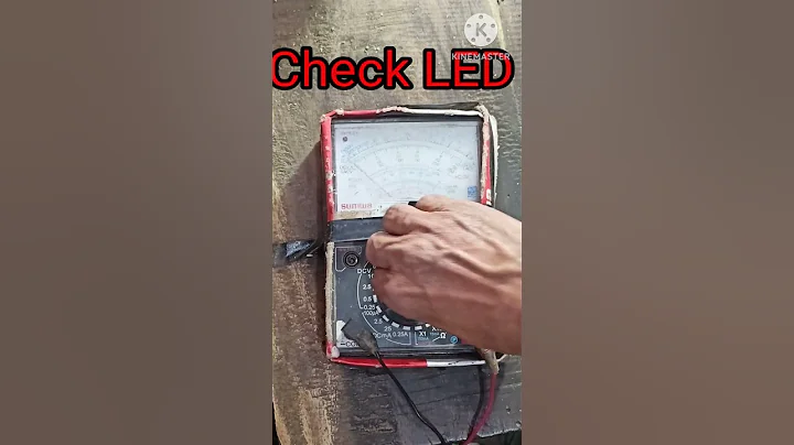 How to check ✅ LED with multi meter #shorts #chack #led #multimeter