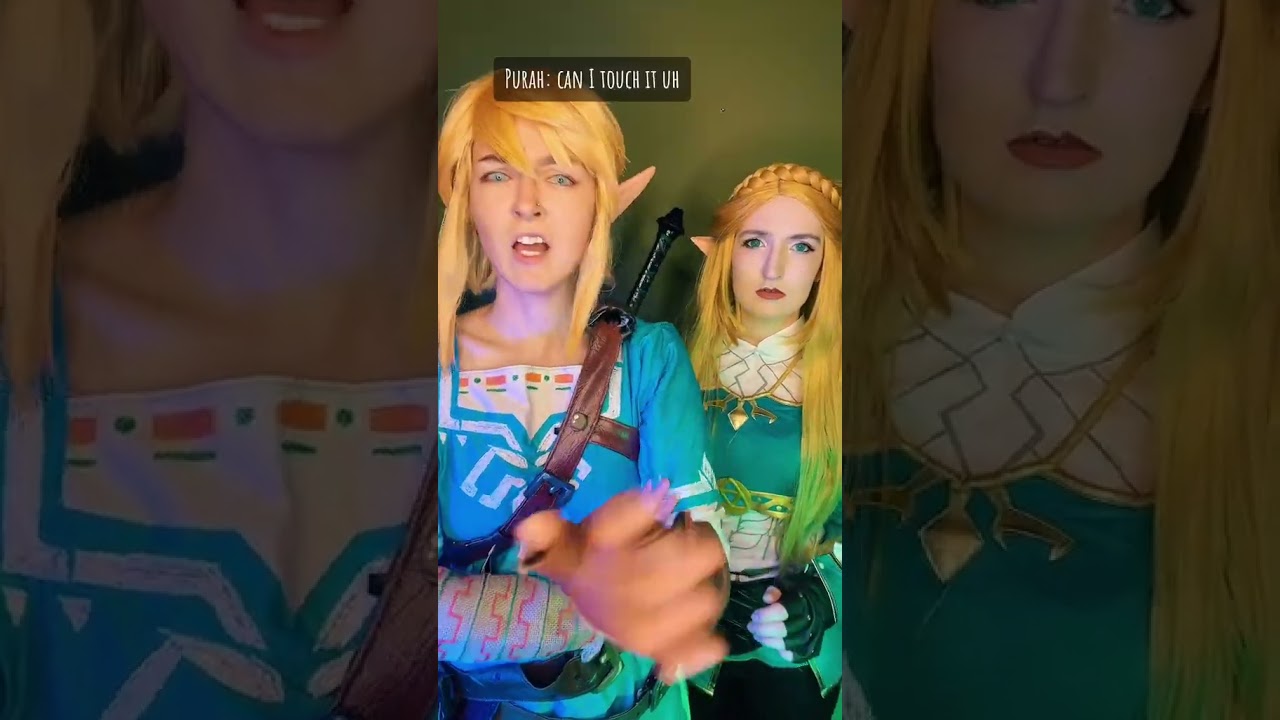 I like your sword  - Zelink in real life - Link and Zelda Breath of the Wild Cosplays