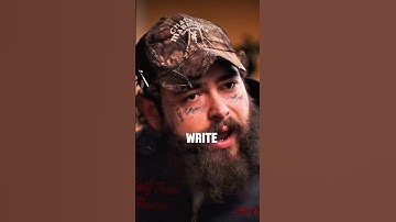 Post Malone on Writing records 🤯 #postmalone #shorts #ytcontest #fyp #motivation #singer