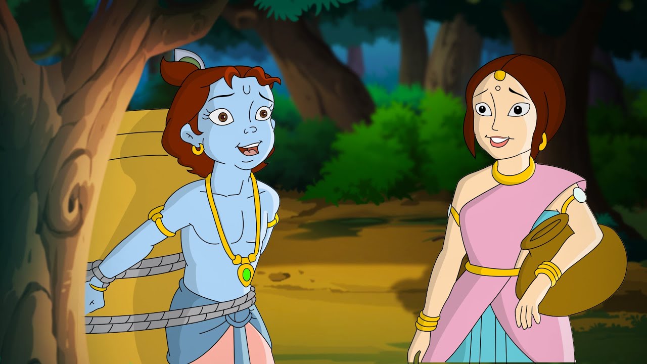 Krishna   Makhan Chor  Cartoons for Kids  Fun Kids Videos