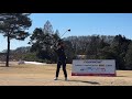 G_BASE 4days challenge 2026 day1 Midori Aoyama&rsquo;s golf swing at Seven Hundred Club hole1 