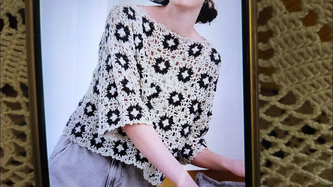 เสื้อถักโครเชต์กับบุบผาพารวย