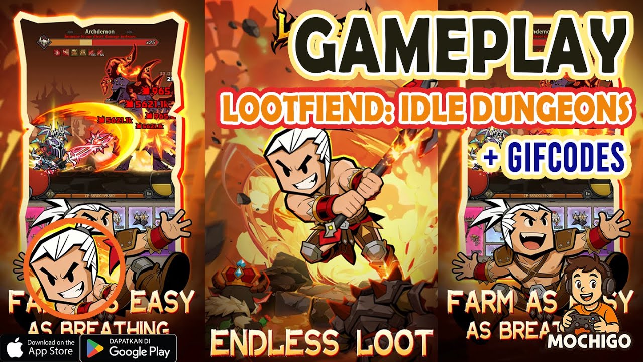 Lootfiend: Idle Dungeons Gameplay | 🎁 4 Giftcodes & How to Redeem Codes - Android / IOS