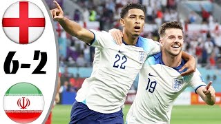 England vs Iran 6-2, All Goals \&Estended Highlights, FIFA WORLD CUP 2022 HD