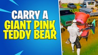 In this video, i’ll show you how to complete the "carry a giant pink
teddy bear found risky reels 100 meters” challenge fortnite season
2. one of m...