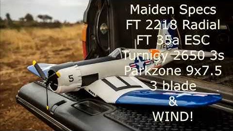 Flight Test Master Series Corsair maiden flight (genuine first flight!)