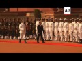 President thein sein meets pm singh