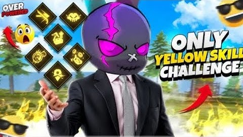 Mr. Triple r এর বানানো শুধু হলুদ রঙের Character     skill combo challenge