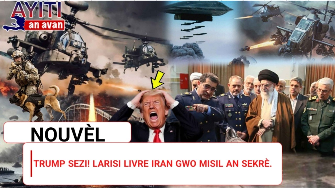 Trump Panike! Jeneral Lame Iran avèti Etazini. Larisi ap livre Iran gwo zam an sekrè pou batay.