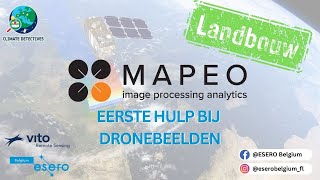 Climate Detectives: Landbouw door VITO - MAPEO eerste hulp bij dronebeelden