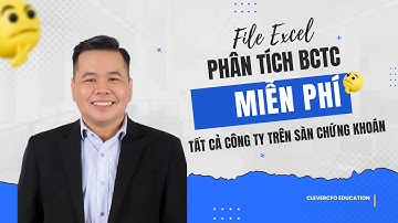 Tặng file Excel phân tích BCTC các công ty trên sàn tự động cập nhật