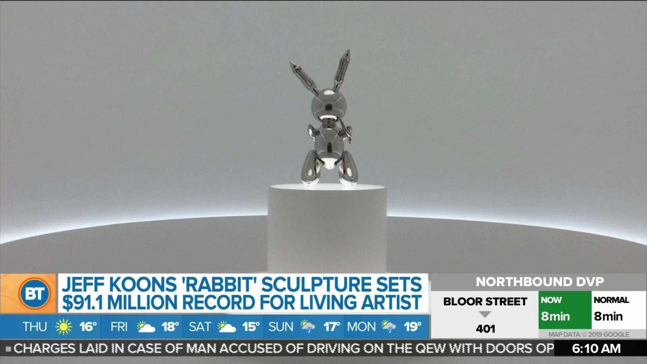 Jeff Koons' 'Rabbit' Sells at Auction for $91.1 Million