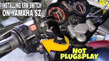 Installing XRM HANDLE SWITCH On YAMAHA SZ | BASIC CONVERSION TUTORIAL | STEP BY STEP