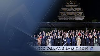 G20 au Japon : bref échange avec le président chinois