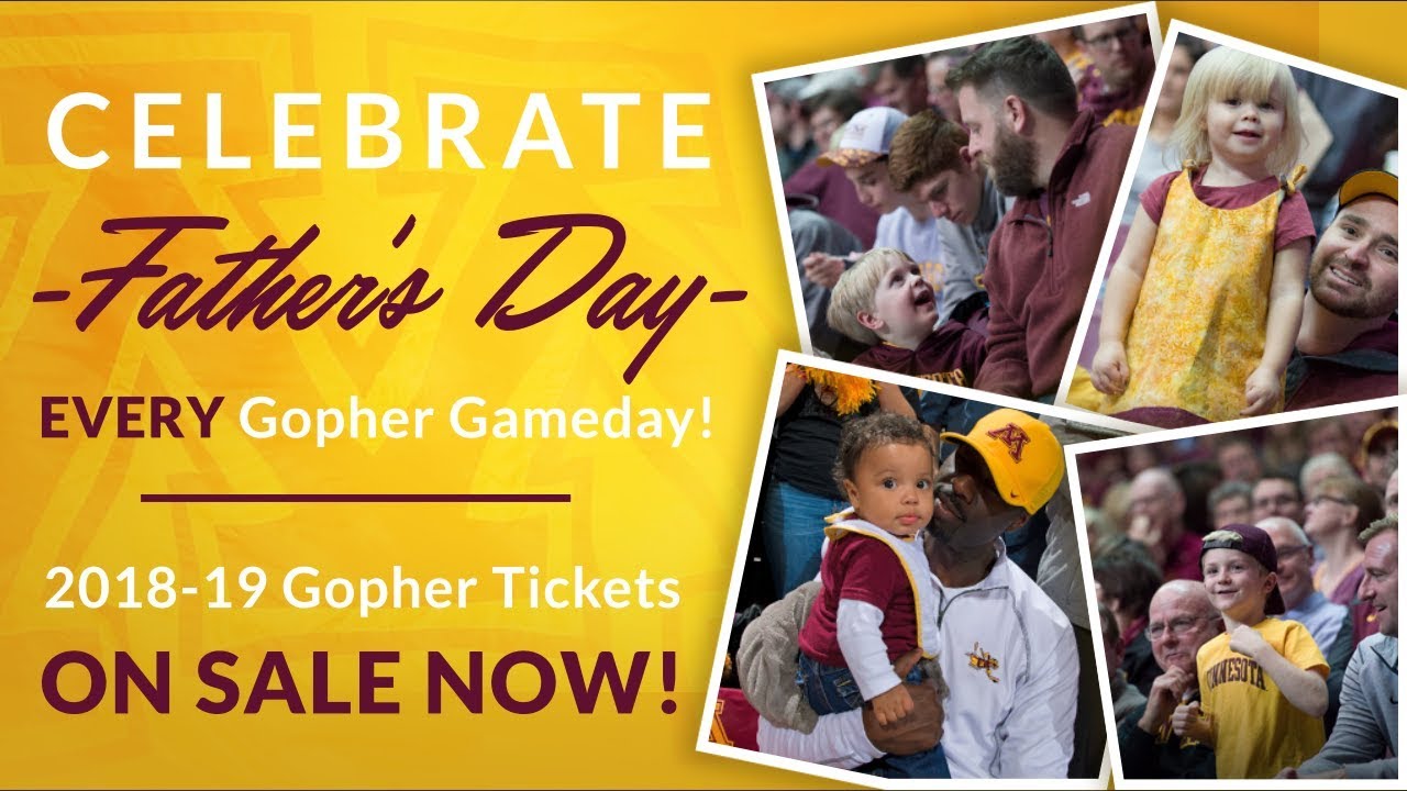 Happy Father's Day from Gopher Sports!