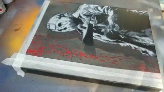 Jason Voorhees Friday 13th Stencil