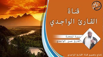 سورة الممتحنة كاملة للقارئ حسن الواجدي - Suuratu Al-mumtahinah Hassan Alwaajidi