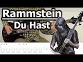 Rammstein - Du Hast | Bass Tabs Tutorial