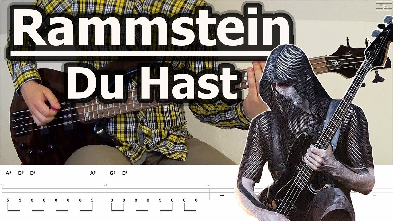 Rammstein Du Hast Bass Tabs Tutorial YouTube Rammstein Du Hast Bass Tabs Tutorial YouTube