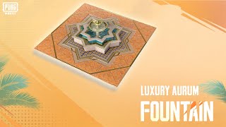 PUBG MOBILE | Construct Your Own Oasis with the Luxury Aurum Fountain