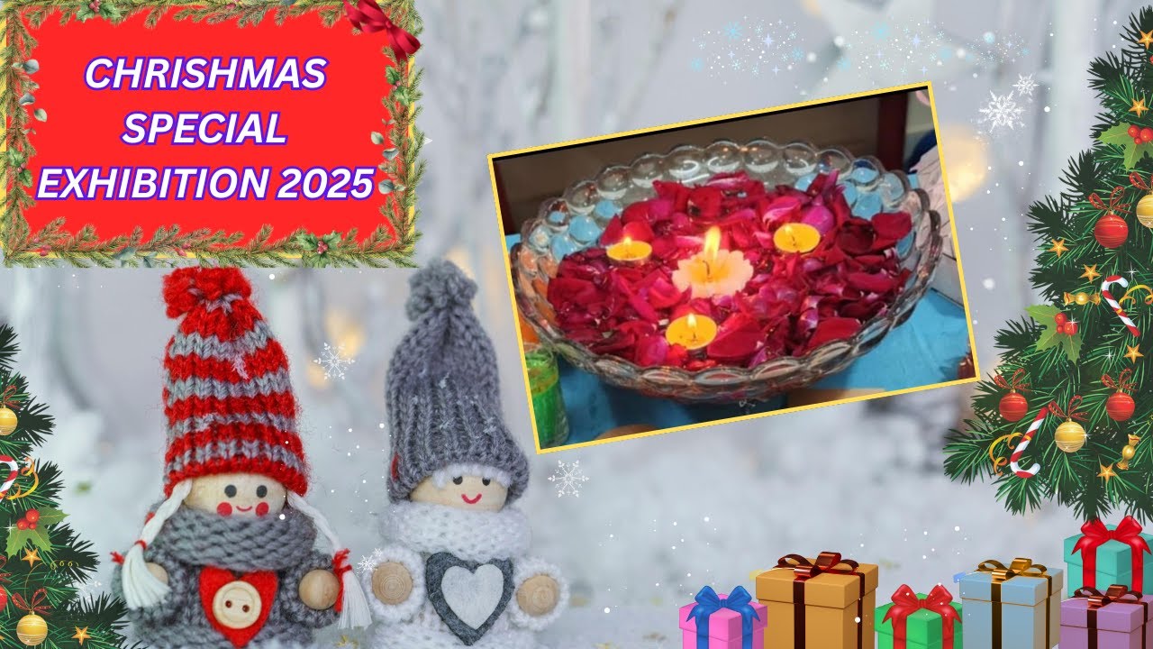 🎄Christmas Special Exhibition 2025 | Handmade Decor & Gifts by Innovative Art N Craft in Kolkata