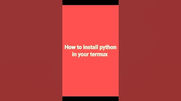How to install python in your termux  |Termux Zero to hero tutorial | SL Android #shorts #slandroid