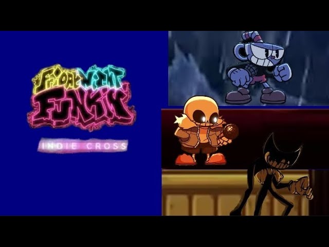 Fnf Indie Cross- Nightmare Sans Sprite op Project by Kai