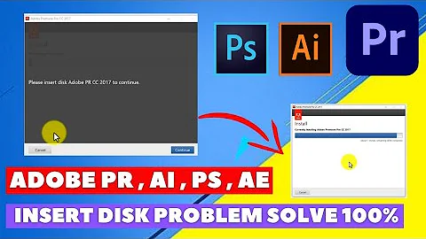 How to Fix Please Insert Disk Problem in Adobe Products 2021 | Adobe CC Installation Error Solution