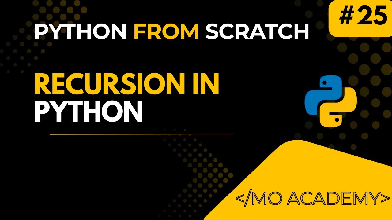 Recursion in Python Explained | Recursive Functions & Call Stack | MO Academy 2025–2026