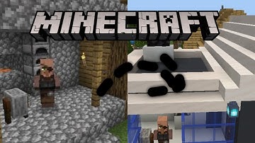 Minecraft Tutorial:How To Transform A Village BlackSmith Into A Modern BlackSmith