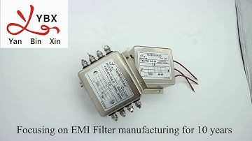 Inverter Input Output Low Pass 500VAC 3 Phase EMI Filter