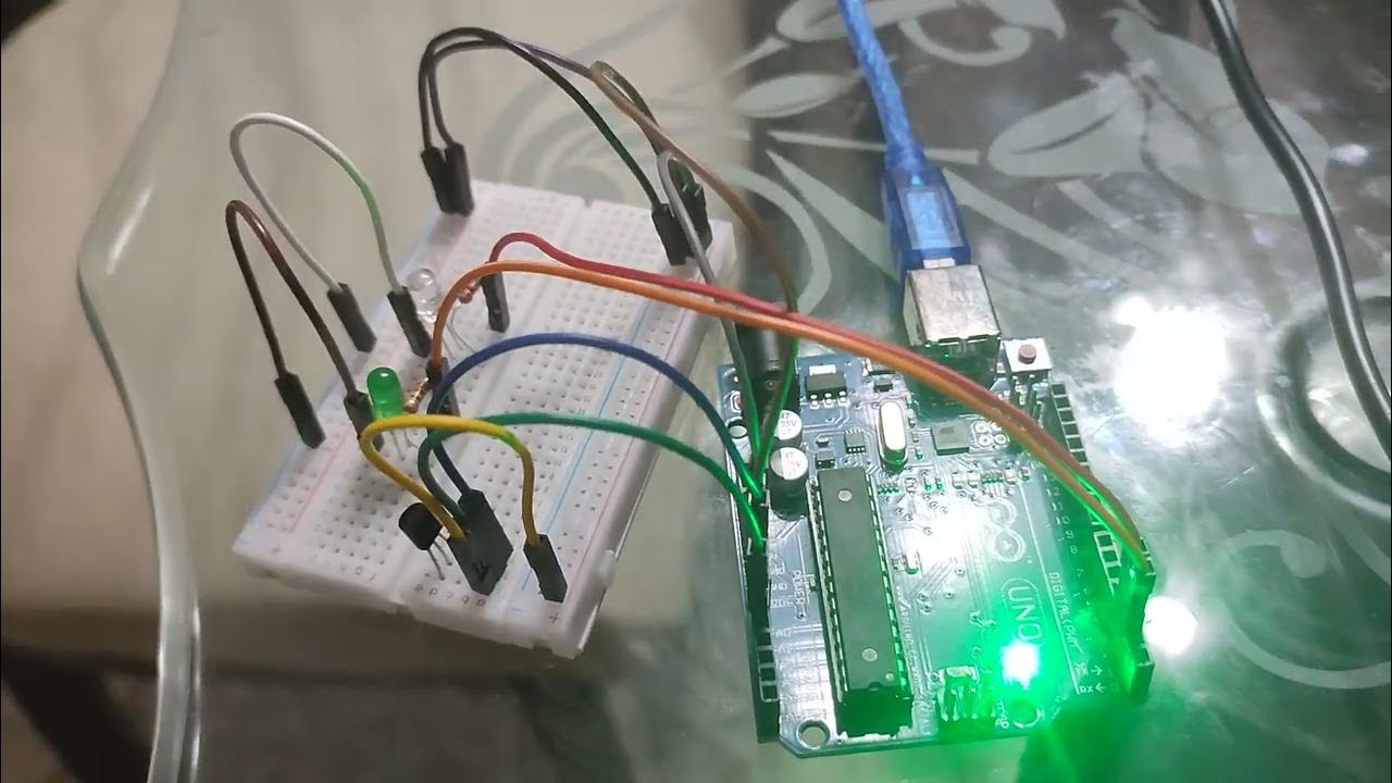 Encender led segun temperatura sensor LM35 Arduino UNO - YouTube