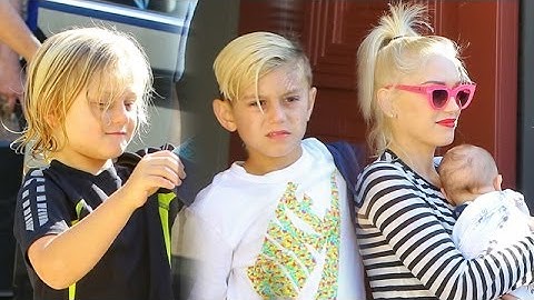 Gwen Stefani And Family Leaving Joel Silver