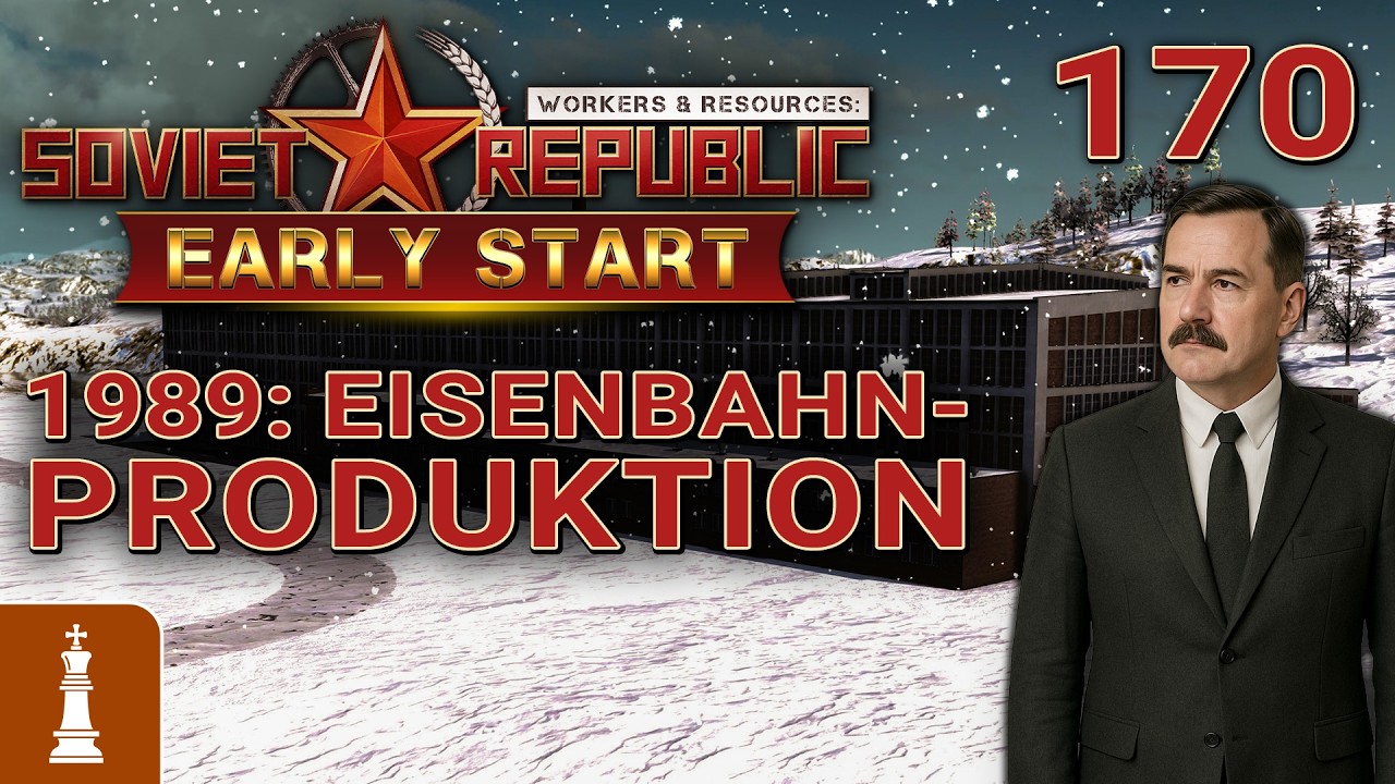 1989: Eisenbahnproduktion? | Let's Play Workers & Resources Early Start DLC #170 [Deutsch]