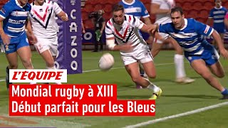 Mondial rugby à XIII : Les Bleus s'imposent sans trembler contre la Grèce pour leur entrée en lice