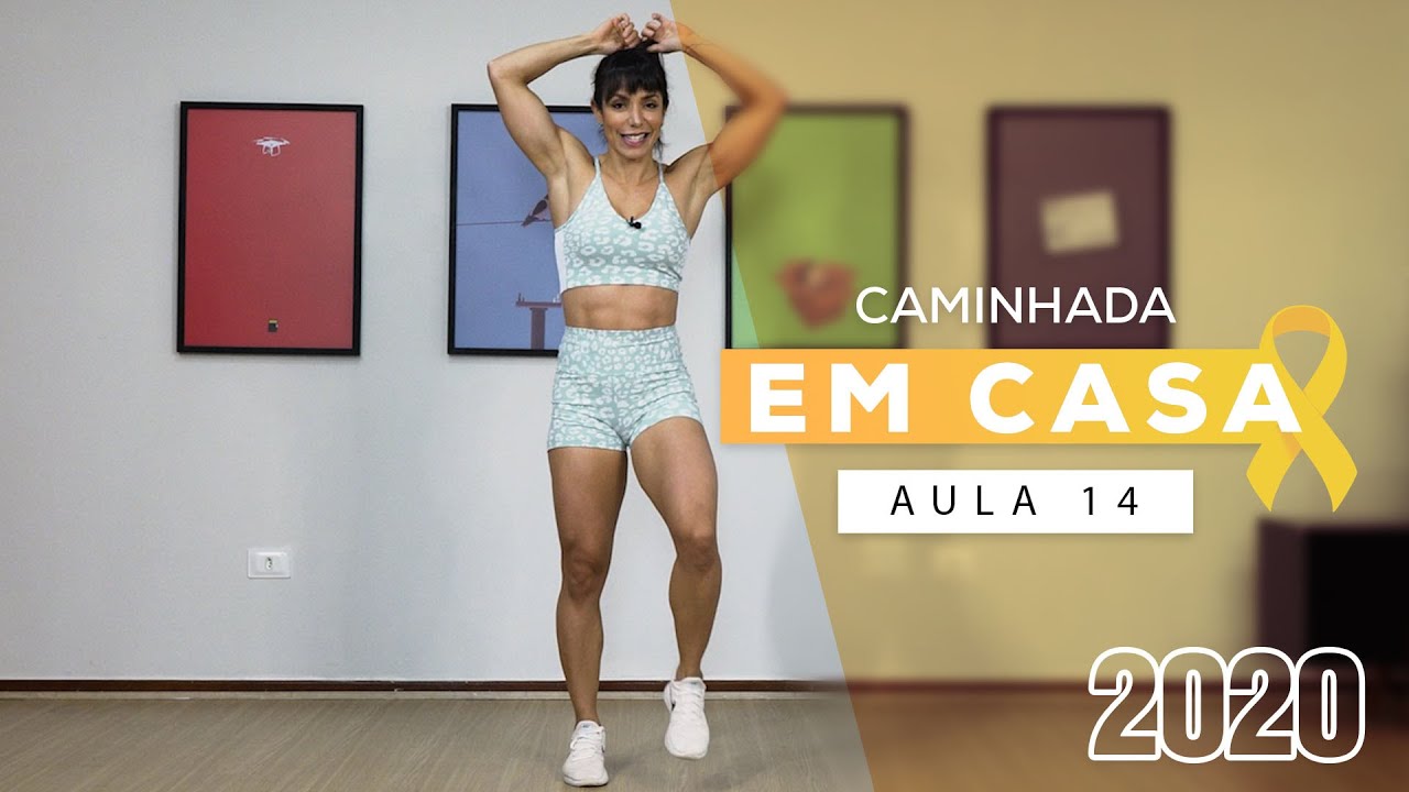 Projeto #caminhadaemcasa - EXERCÍCIO PARA INICIANTES - Aula 14 - Carol Borba