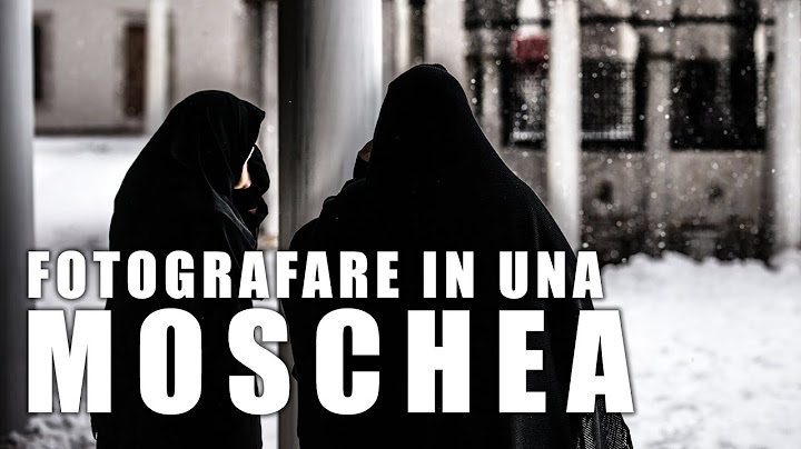Fotografare in una Moschea