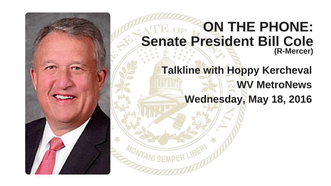 WV Senate - Senate President Cole Discusses Budget Issues with Hoppy Kercheval