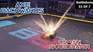 Captain Shrederator vs Axe Backwards  Battlebots S05EP07  Bots Fan