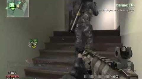 Modern Warfare 3: Crazy Throwing Knife Kill