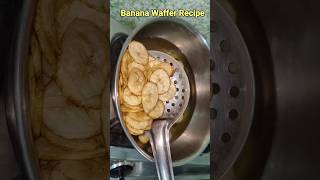 Banana Waffer Recipe|shortsviralfoodwafferbananawafersytshortsrecipeshorthomemadeviralfood