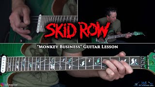 Skid Row - Monkey Business Guitar Lesson