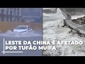 CHINA | Leste do país é afetado por tufão Muifa